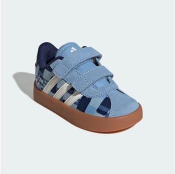 Adidas Vl Court Kids Schuh ash blue off white crew blue