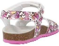 Geox B CHALKI Girl Sandal weiß fantasy – Vielseitiger Begleiter für aktive Kinder