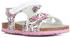 Geox B CHALKI Girl Sandal weiß fantasy