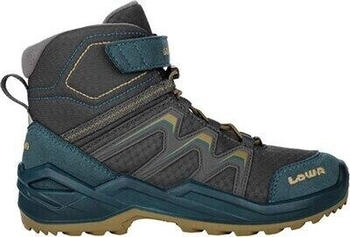 Lowa Maddox Warm GTX Mid JR petrol senf 7448