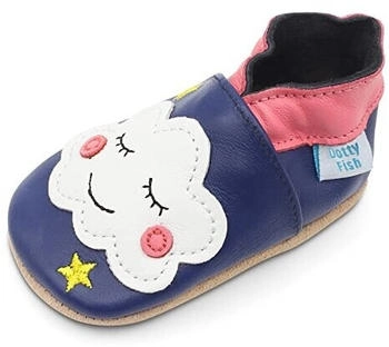 Dotty Fish Babyschuhe blau Wolke der süßen Träume