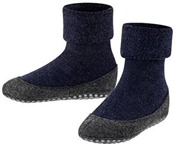 Falke Cosyshoe Minis K HP Wolle rutschhemmende Noppen 1 Paar blau dunkelblau 6680