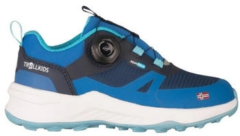 Trollkids Trollfjord Hiker Low XT Schuhe blau schwarz