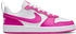 Nike Court Borough Low Recraft GS Kinder Sneaker white laser fuchsia