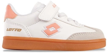 Lotto Sneaker in kinderfußgerechter Passform weiß papaya