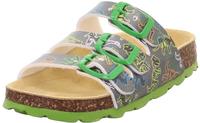 Superfit 1-800113-2050-38, Superfit Fussbettpantoffel grau/mehrfarbig (2050) 38