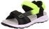 Superfit Sandale Criss Cross schwarz gelb