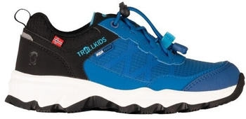 Trollkids Trolltunga Hiker Low XT Multisportschuhe blau schwarz poolblau