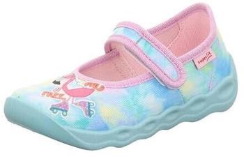 Superfit Bubble Hausschuh t&uuml;rkis mehrfarbig 8420