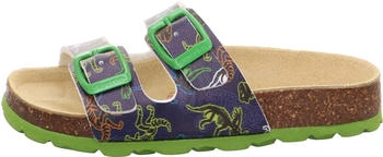 Superfit Fussbettpantoffel blau mehrfarbig 8150