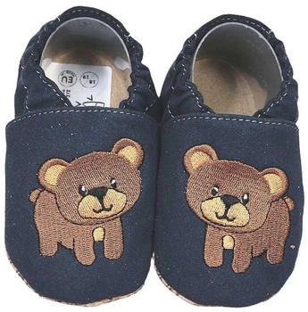 HOBEA-Germany RecyStep Bär Kinderschuhe dunkelblau