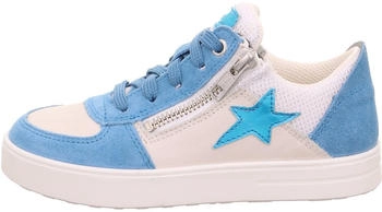 Superfit M&auml;dchen Sneaker low STELLA hellblau wei&szlig;