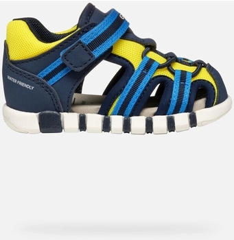 Geox Sandal Iupidoo Baby marineblau neongelb