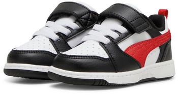 Puma Rebound V6 Lo AC Inf puma weiß rot schwarz 04