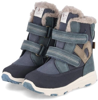 Bisgaard Stiefeletten Spencer blau Leder-Textil-Mix wasserfest