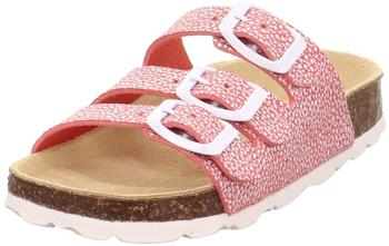 Superfit Fussbettpantoffel pink weiß 5640