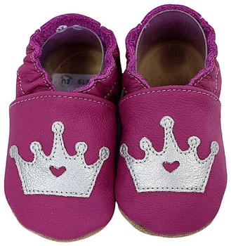 HOBEA-Germany Krabbelschuhe Krone lila