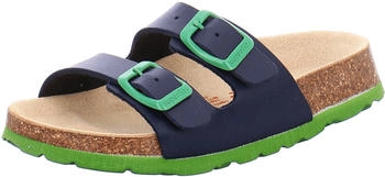 Superfit Fussbettpantoffel (1-800111) blau/gr&uuml;n