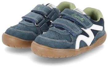 Lurchi Halbschuhe Klettschuhe JAMIN blau gr&uuml;n Leder Textil