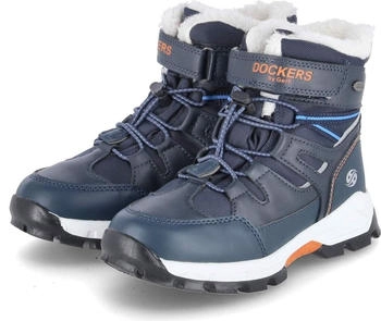 Dockers by Gerli Winterboots blau schwarz wasserfest reflektierend rutschfest