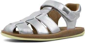 Camper Bicho Silberne Ledersandalen 80177-082