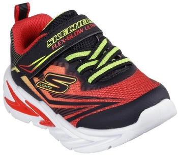 Skechers Flex-Glow Ultra Kinderschuhe schwarz rot
