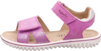 Superfit M&auml;dchen Sandale SPARKLE lila silber