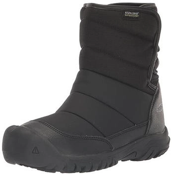 Keen Puffrider Waterproof Schneestiefel schwarz stahlgrau