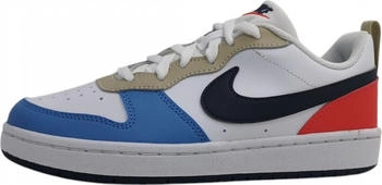 Nike Court Borough Low Recraft Sneaker Kinder 124 wei&szlig; blau-lt crimson