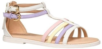 Geox J Karly Girl Sandal wei&szlig; lila