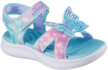 Skechers Jumpsters Butterfly Brites Flache Sandale blau schwarz