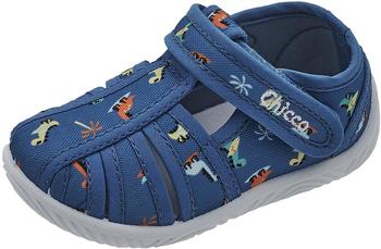Chicco Hausschuhe hellblau 4 Klettverschluss