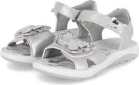 Lurchi Sandale "Farfalla", Klettschuh mit Strasssteinen, Gr&ouml;&szlig;enschablone zum