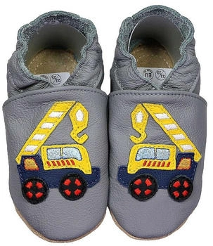 HOBEA-Germany Kitaschuhe Safestep Kranwagen grau