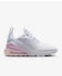 white/light smoke grey/pink foam: Nike Air Max 270 Kids
