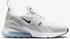 pure platinum/light smoke grey/metallic silver/black: Nike Air Max 270 Kids