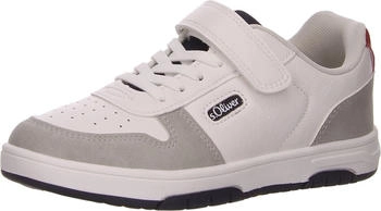 s.Oliver Mädchen Sneaker flach Klettverschluss Weiß