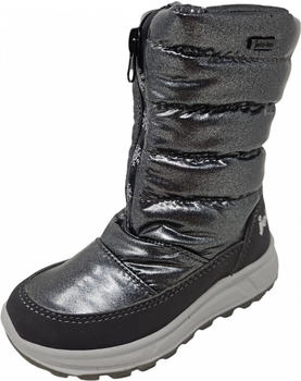 JELA London Kinderschuhe Mädchen Winterstiefel silber schwarz