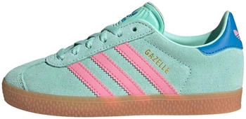 Adidas Gazelle Kinder Schuh Clear Mint Bliss Pink Bright Blue