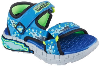 Skechers Mega-Splash 4K Flache Sandale blau lime