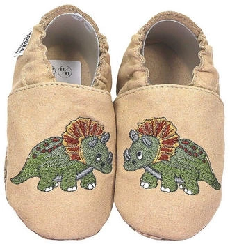 HOBEA-Germany RecyStep Dino Kinderschuhe beige