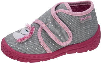 Fischer Honey Hausschuh grau rosa