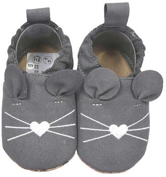 HOBEA-Germany RecyStep Maus Kinderschuhe grau