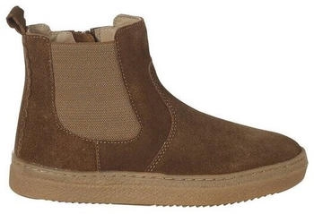 Vertbaudet Stiefel Leder Reißverschluss und Elastik camel