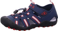 Kamik HK4594-NRD-1,5, Kamik Sandale Crab (wasserdichtes Synthetikleder) navyblau/rot