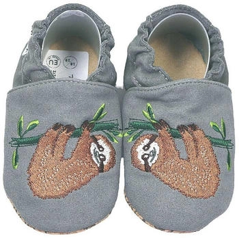 HOBEA-Germany RecyStep Faultier Kinderschuhe grau