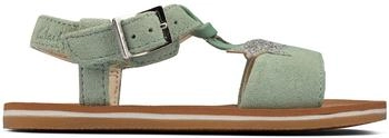Clarks Finch Summer T Sandale hellgrün