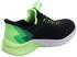 Skechers Microspec Max Brisk-Stripe Sneaker schwarz