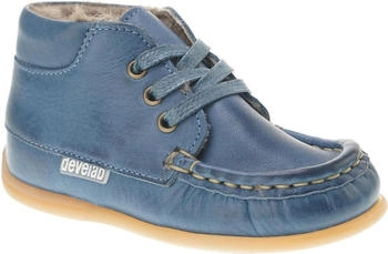Develab Lauflerner Leder Lammfellfutter blau 20-24
