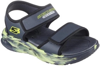 Skechers S-Lights Sola Glow Sandal Fusion Brights grau schwarz